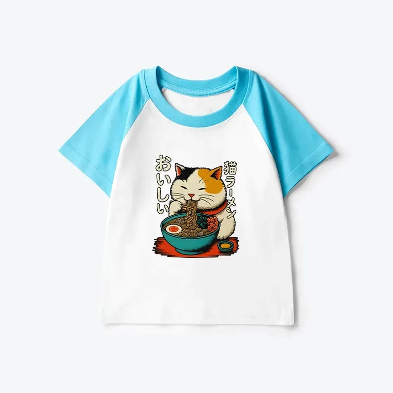 cute eating ramen unisex kids tee best seller