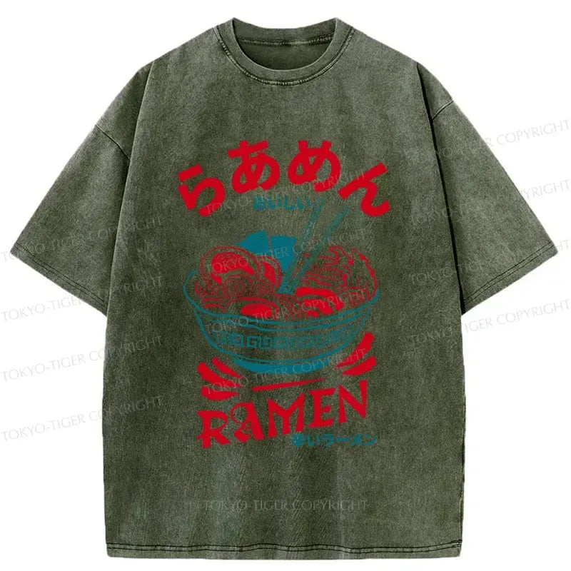 Spicy Ramen Ukiyo-e T-Shirt Gift for Him