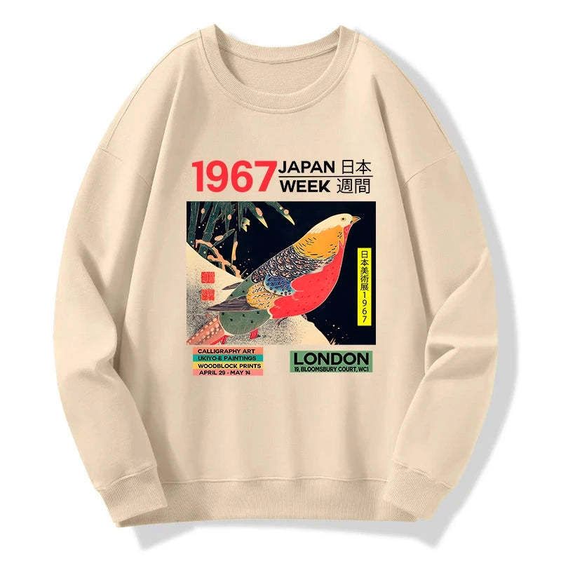 Japanese art sweatshirt for men