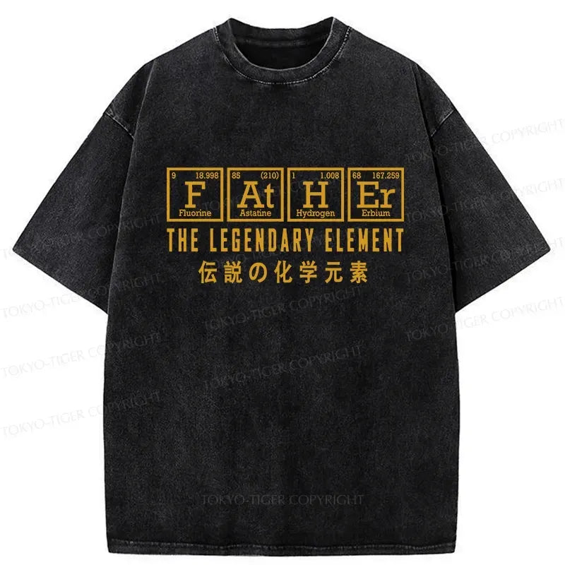 funny father chemical element t-shirt