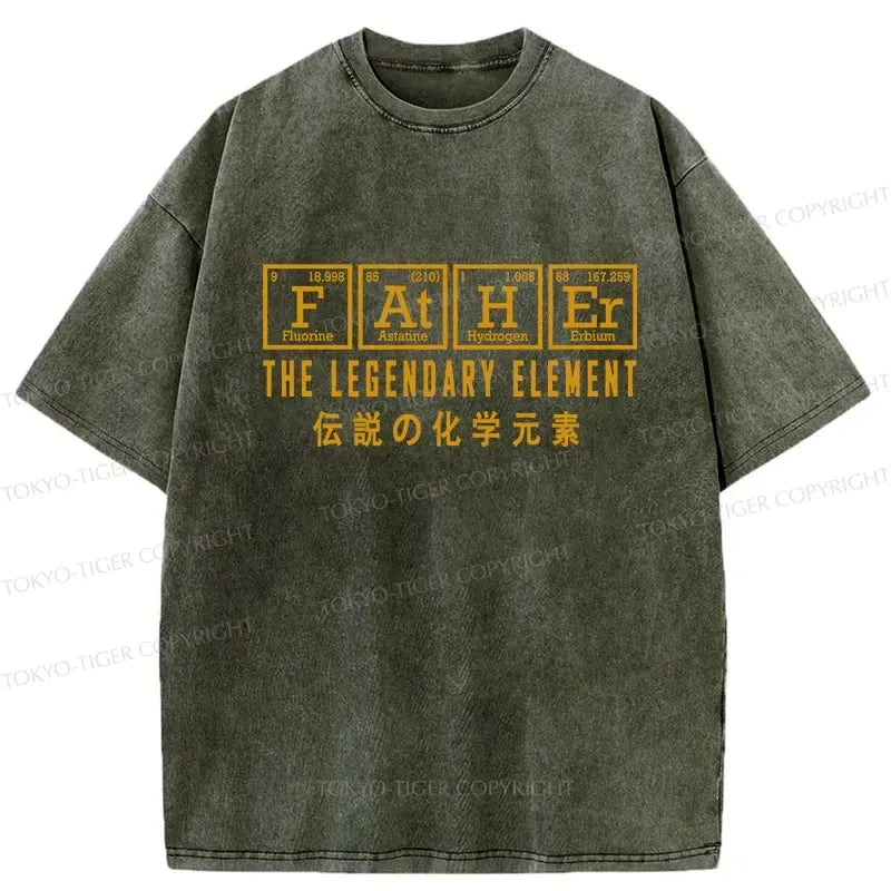 funny father chemical element t-shirt
