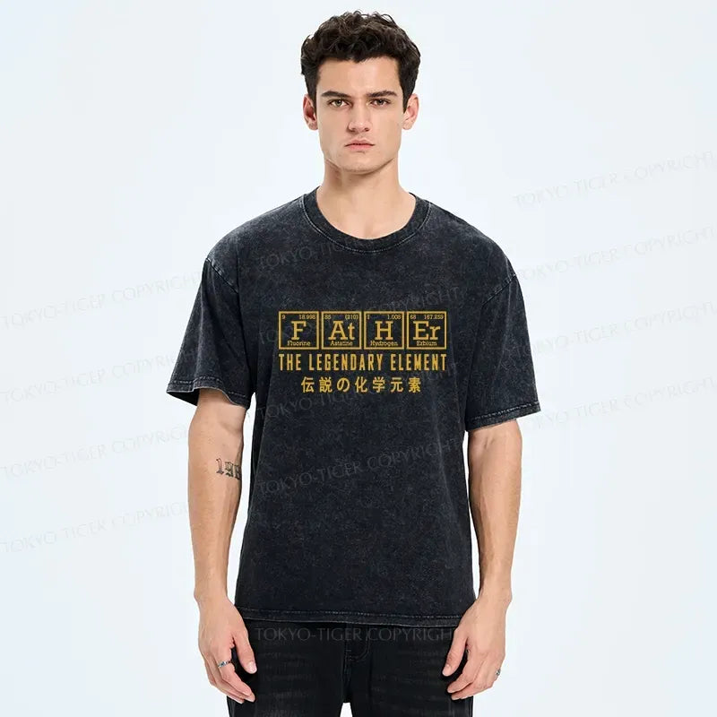 funny father chemical element t-shirt