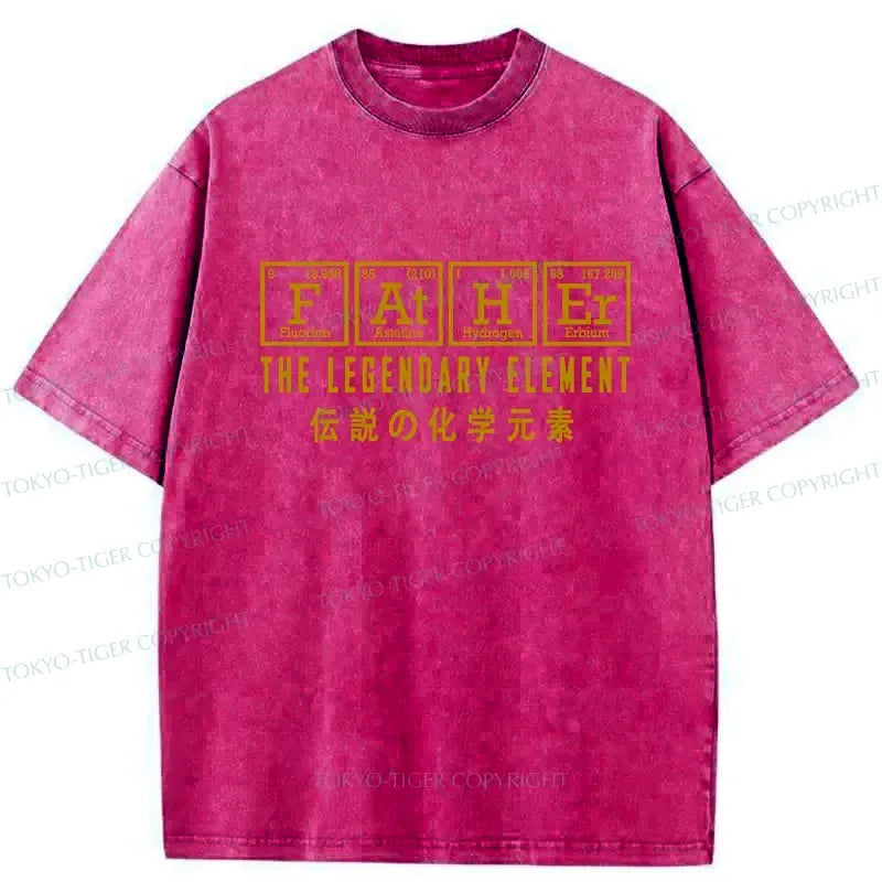 funny father chemical element t-shirt