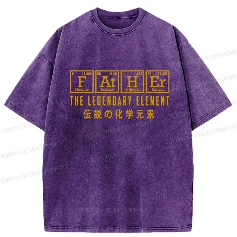 funny father chemical element t-shirt