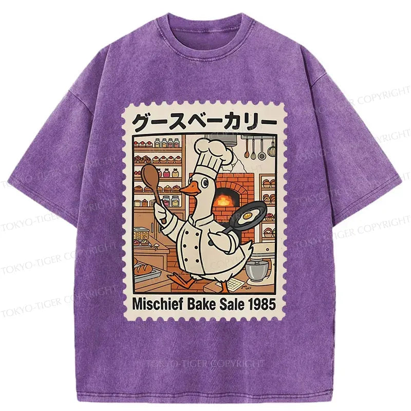 Japanese Washed T-Shirt for Daily Wear
