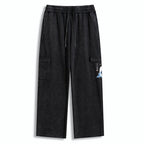 Kyoto-Lion Keep Calm Penguin Washed Utility Sweatpants