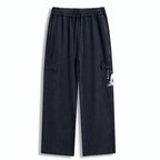 Kyoto-Lion Keep Calm Penguin Washed Utility Sweatpants