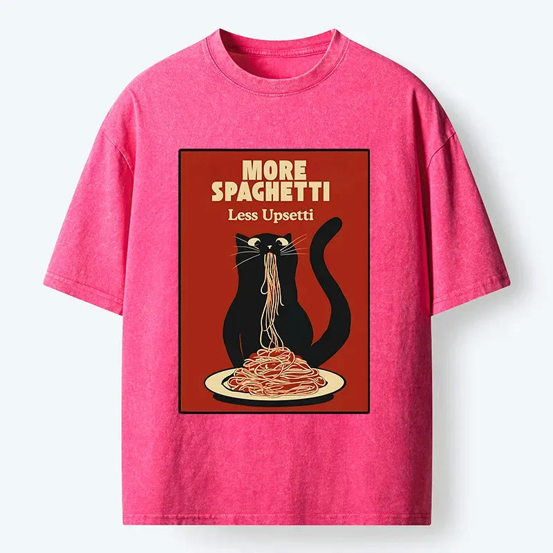 Japanese Vintage Black Cat Washed T-Shirt