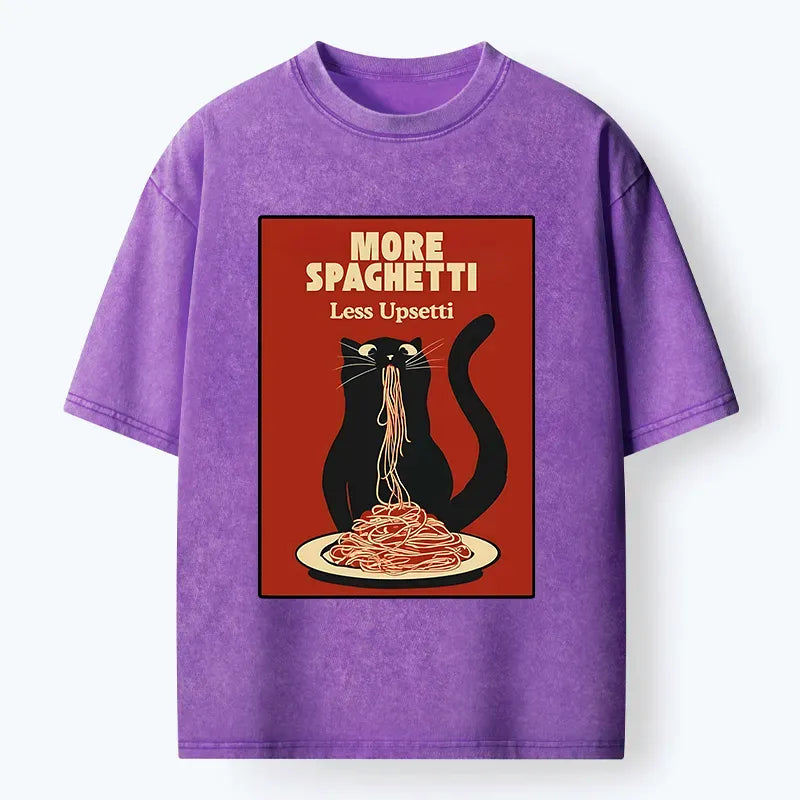 Japanese Vintage Black Cat Washed T-Shirt