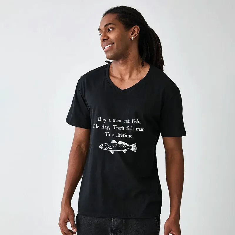 Funny Fish Meme T-Shirt for Gift