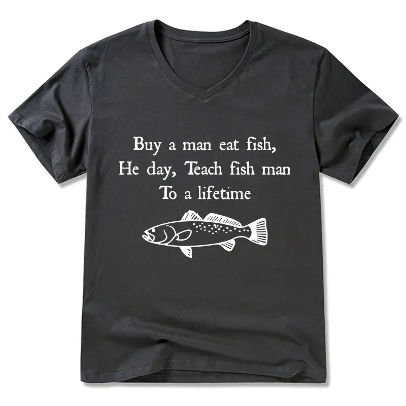 Funny Fish Meme T-Shirt for Gift