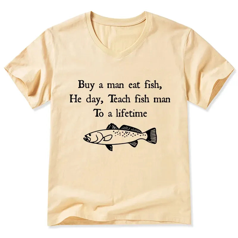 Japanese Meme V-Neck for Daily Wear