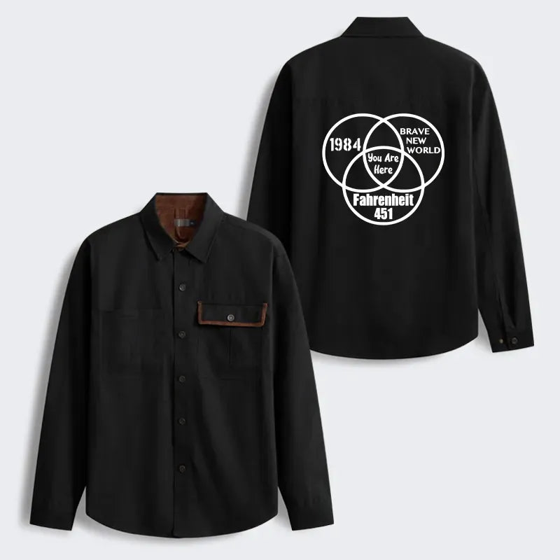 men's retro corduroy jacket with Japanese style