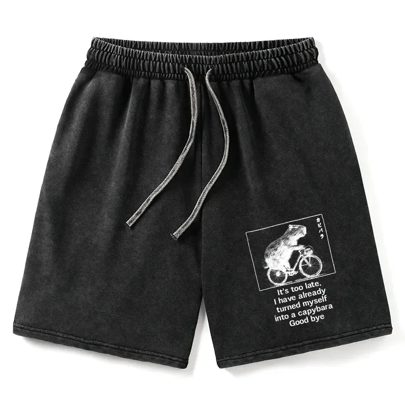 best seller japanese capybara washed shorts