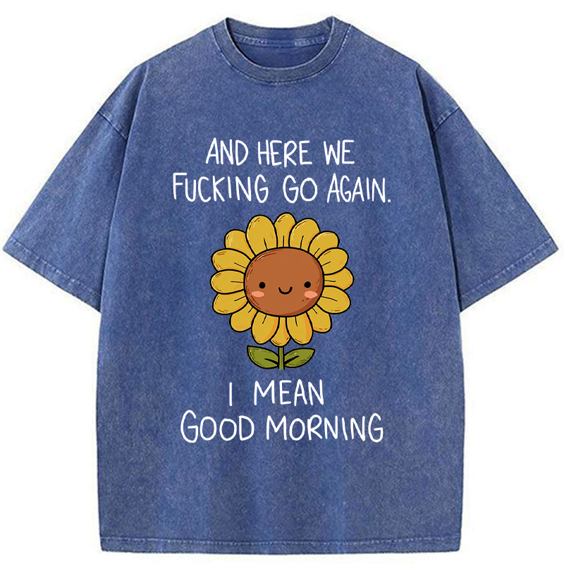 Japanese Washed T-Shirt for Daily Wear