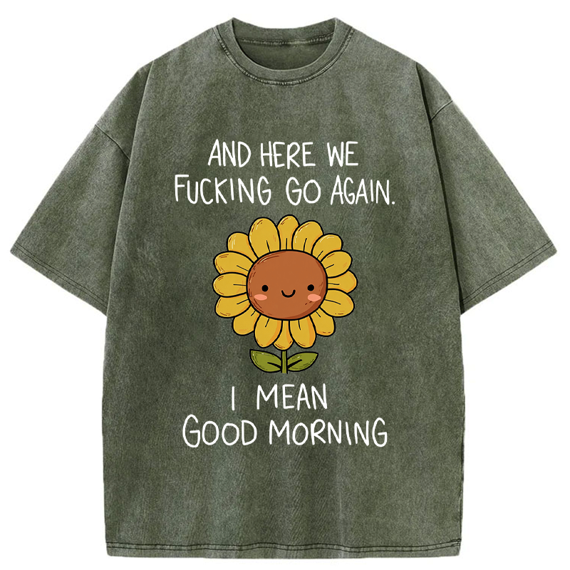 Kyoto-Lion Here We Go Again Washed T-Shirt
