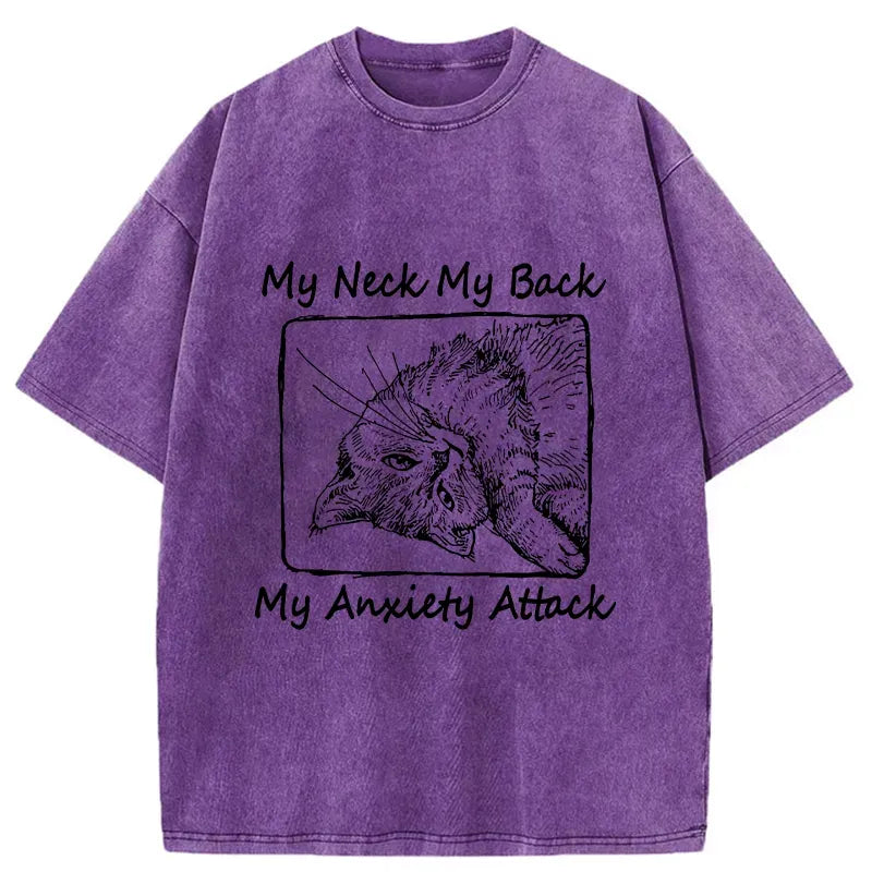Kyoto-Lion Cat That Has Lost All Will To Live Washed T-Shirt