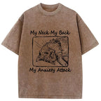 washed unisex t-shirt with kanji print