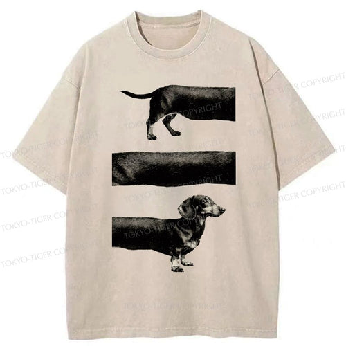 Kyoto Lion Japanese Dog Washed T-Shirt