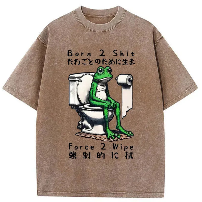 melancholy frog washed tee on sale