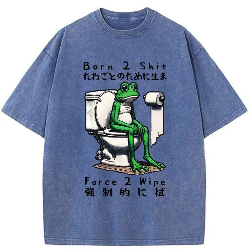 melancholy frog washed tee on sale