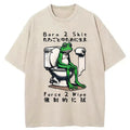 Kyoto-Lion Melancholy Frog Washed T-Shirt