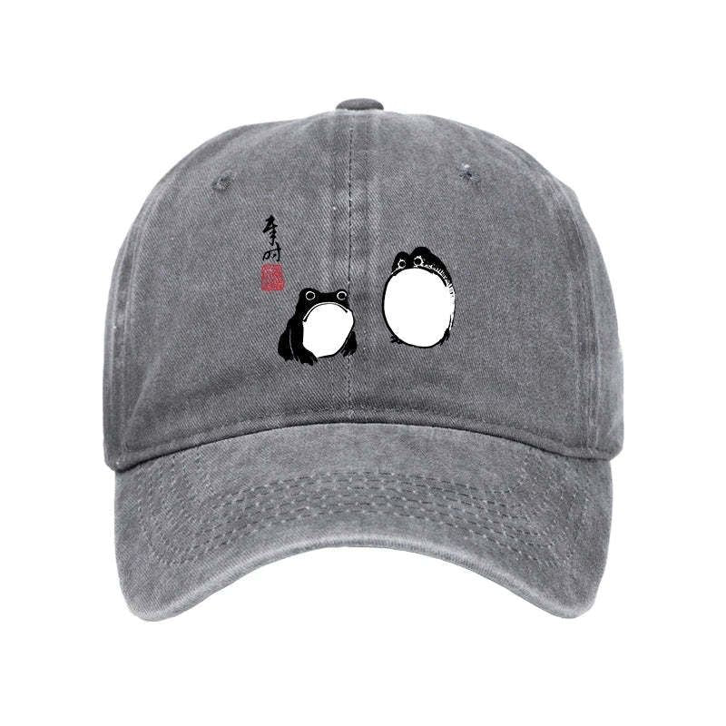 Vintage frog cap gift for him