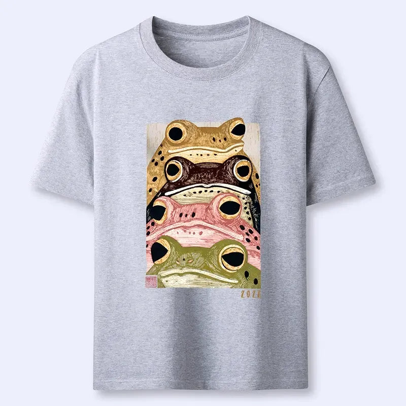 japanese frog t-shirt gift idea