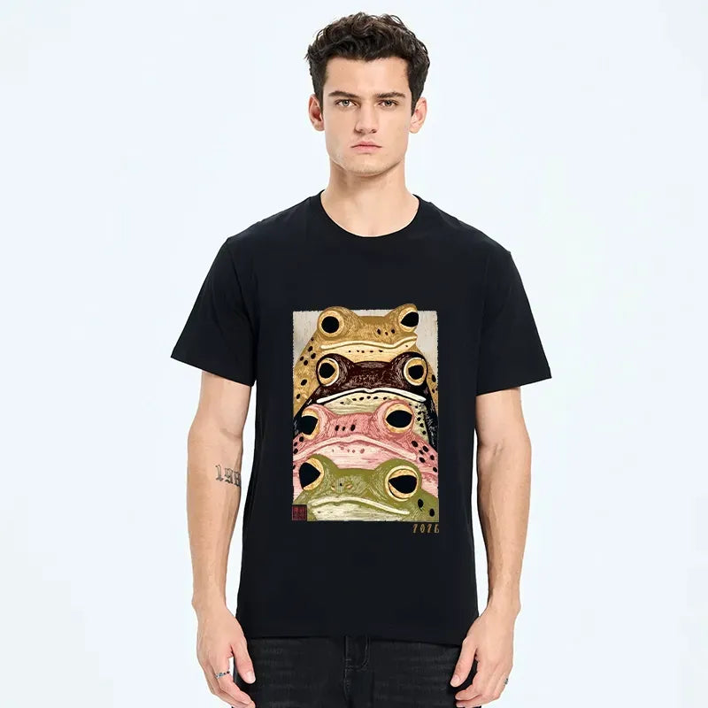 whimsical frog shirt for casual wear