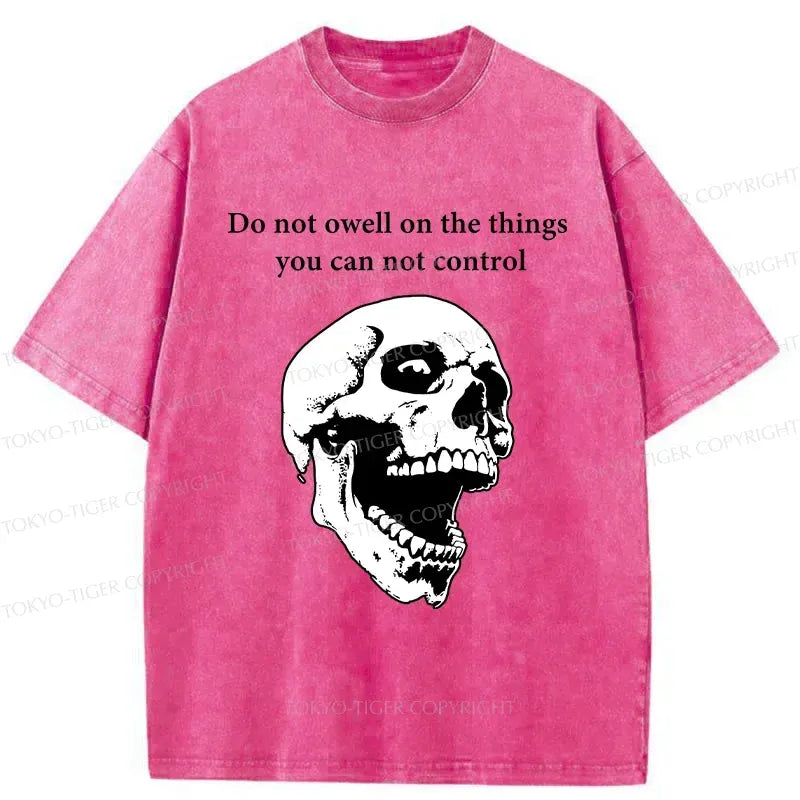 Vintage Washed Skull T-Shirt for Summer