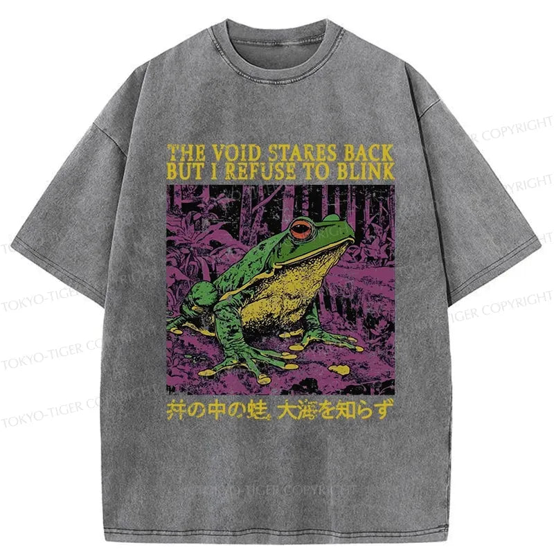 Japanese washed t-shirt for daily wear