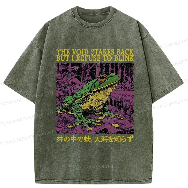 Japanese washed t-shirt for daily wear