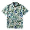 Japanese floral button up shirt for men