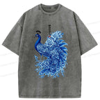 Kyoto Lion Peacock T-Shirt Gift for Him