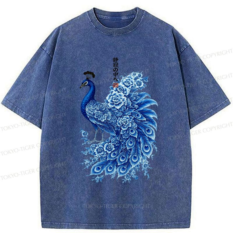 Kyoto Lion Peacock T-Shirt Gift for Him