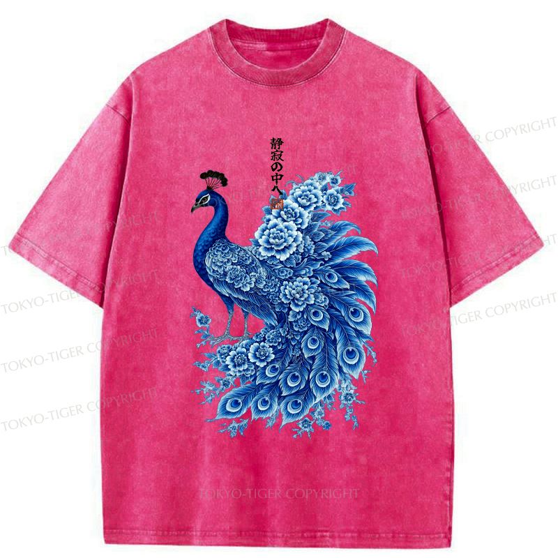 Kyoto Lion Peacock T-Shirt Gift for Him