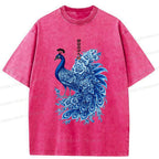 Kyoto Lion Peacock T-Shirt Gift for Him