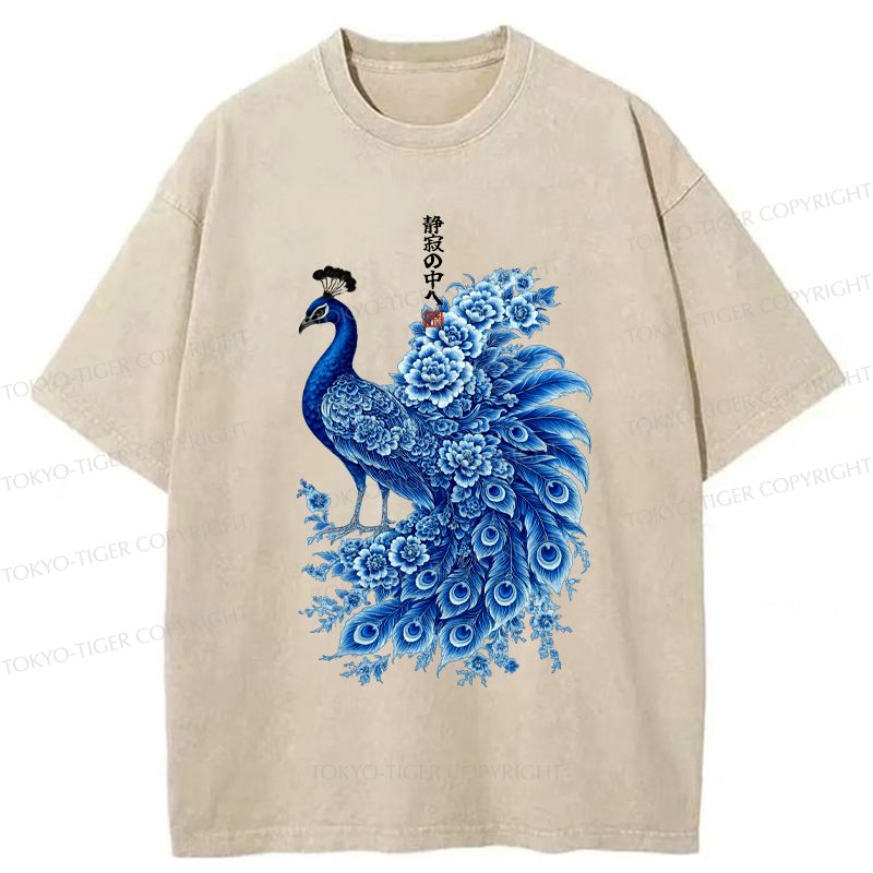 Kyoto Lion Peacock T-Shirt Gift for Him