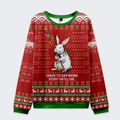 Japanese rabbit Christmas ugly sweatshirt for gift