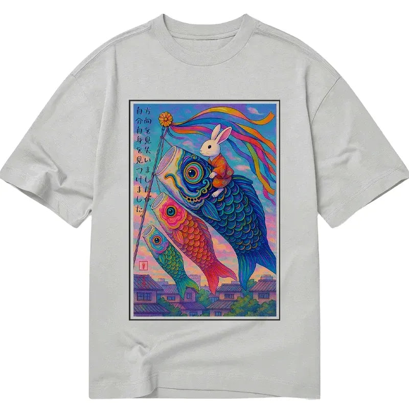 Kyoto Lion Woodblock Print Unisex T-Shirt