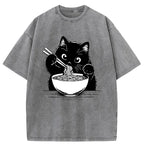 kyoto lion cat ramen shirt gift idea