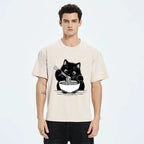 kyoto lion cat ramen shirt gift idea