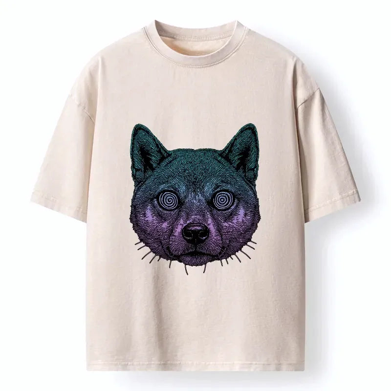 soft cotton wolf tee best seller