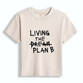 Japanese Vintage Washed T-Shirt for Women