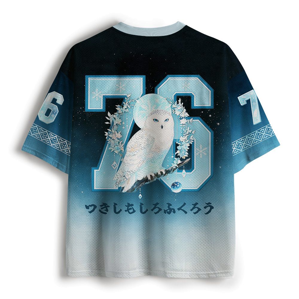 Owl Mesh Jersey Streetwear Trend