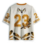 Japanese Retro Owl Mesh Jersey for Gift Idea