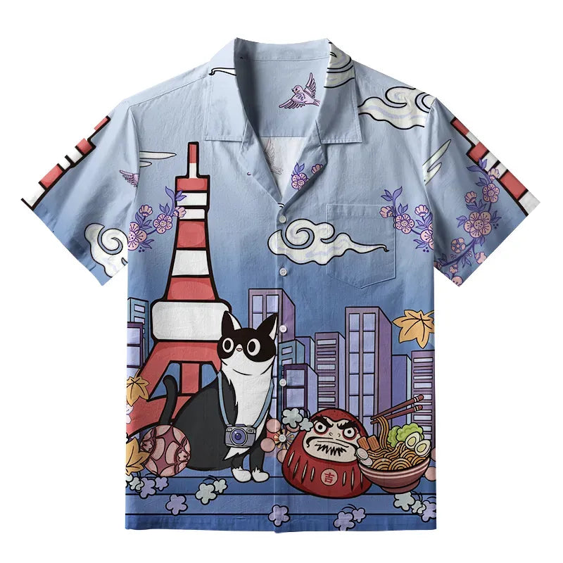 Japanese Aloha Shirt for Vacation