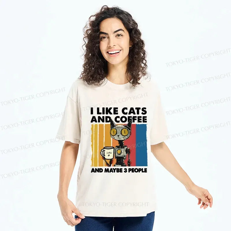 Funny Robot Cat T-Shirt Gift Idea