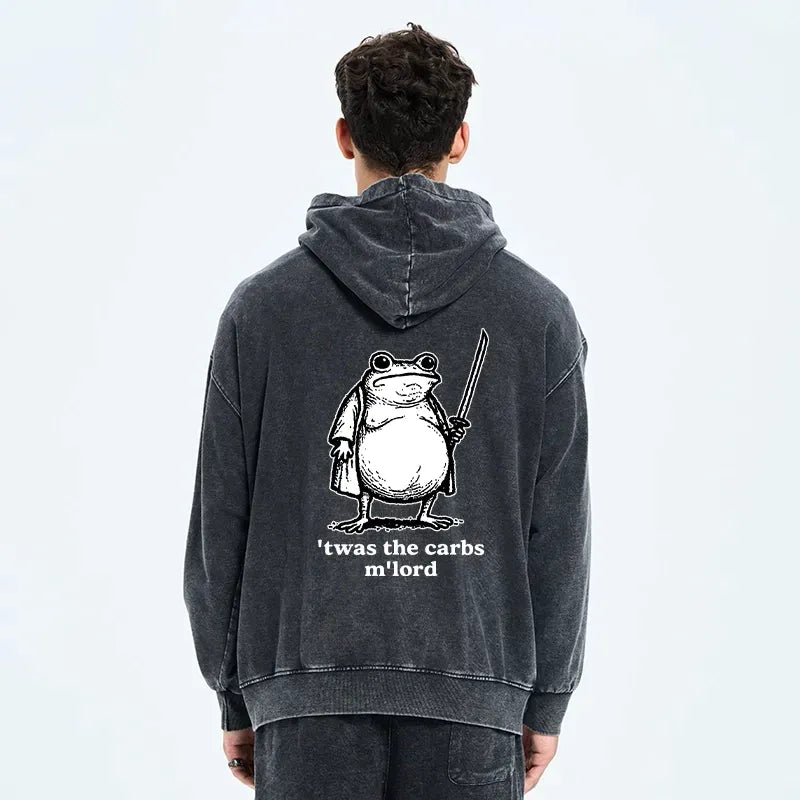 japanese streetwear washed zip hoodie