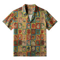 Japanese Vintage Mask Aloha Shirt for Vacation